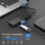 USB C Hub,QGeeM 5 in 1 USB C to HDMI 4K Adapter,USB C to USB 3.0,Type C SD/TF Card Reader,USB to HDMI,Compatible with MacBook Pro 2018 ipad Pro, ChromeBook, Dell XPS, Surface Go