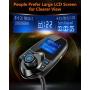 Nulaxy Wireless In-Car Bluetooth FM Transmitter Radio Adapter Car Kit W 1.44 Inch Display Supports TF/SD Card and USB Car Charger for All Smartphones Audio Players Nulaxy Wireless In-Car Bluetooth FM Transmitter Radio Adapter Car Kit W 1.44 Inch Display Supports TF/SD Card and USB Car Charger for All Smartphones Audio Players