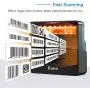 Eyoyo 2D Desktop Barcode Scanner, High Speed Hands-Free USB Wired Inventory Barcode Reader PDF417 on ID Card, Drivers License, Passport 1D QR Barcode Scanning Work for Pos System Supermarket