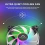 Mr.Canicula ARGB PC Fans 120mm 3 Pack,Cooling case Fans for Gaming pc,1255KK Quiet High Airflow,Adjustable Color LED PC Fan,CPU Coolers,Radiators System
