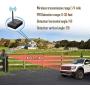 1/2 Mile Solar Driveway Alarm Sytem Wireless Long Range Outdoor Weather Resistant Motion Sensor & Detector- Driveway Alarms Wireless Outside Monitor & Protect