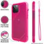 Vibe Series Case Designed for iPhone 12 Pro Max, Patented Rotating Mute Switch, Compatible with MagSafe, 10ft Drop Proof, Crux Accessories Attachment System - Neon Pink