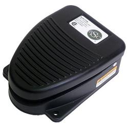 SSC Controls F200 Foot Switch, Electrical, Made in USA, Momentary Action, SPDT, Single Pedal, Replaces 632-S, Die Cast