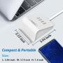 Multi Port USB Charger Desktop 4 USB Charging Station Phone Mount Charger Fast for iPhone, iPad, Samsung, Tablet, Bluetooth Speakers, Powerbank, HTC, LG, Sony, Google Nexus and More (White) Multi Port USB Charger Desktop 4 USB Charging Station Phone Mount Charger Fast for iPhone, iPad, Samsung, Tablet, Bluetooth Speakers, Powerbank, HTC, LG, Sony, Google Nexus and More (White)