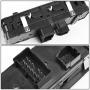 DNA Motoring WSW-025 Factory Style Driver Side Master Power Window Lifter Switch For JOURNEY NITRO LIBERTY 2007-2012, Black