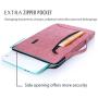 ProCase 12-12.9 Inch Laptop Sleeve Case Cover Bag for MacBook Surface Pro 7 / Pro 6 / Surface Pro 2017/ Pro 4 3, Apple iPad Pro, Most 11'' 12'' Laptop Ultrabook Notebook MacBook Chromebook -Pink
