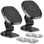 [2 Pack] Cell Phone Holder for Car FLOVEME Magnetic Phone Mount Hands Free for Car Dashboard Compatible with iPhone 12 11 Pro Max Galaxy S21 Note 20