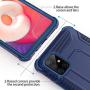 Designed for Galaxy A51 Case,ORETech Samsung A51 Cover with [2 x Tempered Glass Screen Protector] 360° Full Body Hard PC Soft TPU Silicone Edge Heavy Duty Protective Case for Samsung A51 4G 6.5'' Blue