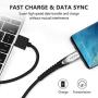 KINPS MFI Certified Lightning Cable 3FT, Upgrade iPhone Charger Cord Compatible with iPhone 12/11/XS Max/XS/XR/X/8 Plus/8/7 Plus/7/6S Plu/6Ss, iPad, (Black)