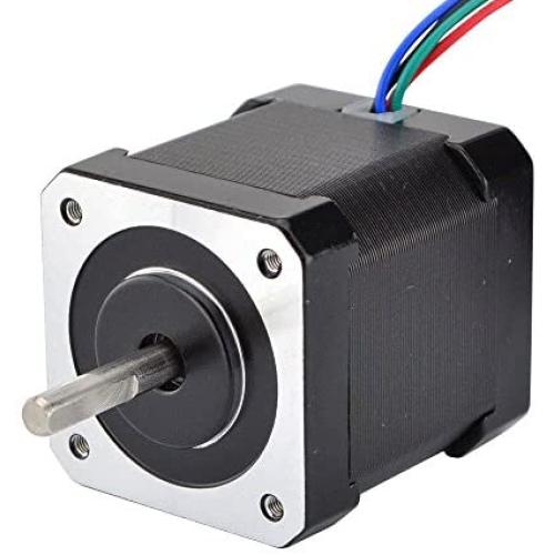 STEPPERONLINE Nema 17 Stepper Motor Bipolar 2A 59Ncm(84oz.in) 48mm Body 4-lead W/ 1m Cable and Connector compatible with 3D Printer/CNC