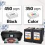 BSTINK Remanufactured Ink Cartridge Replacement for HP 65 XL 65XL N9K04AN for Envy 5055 5052 5058 DeskJet 3755 2655 3720 3722 3723 3730 3732 3752 3758 2652 2624 High Yield Updated Chip (2 Black)