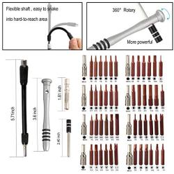 Kaisi 70 in 1 Precision Screwdriver Set Professional Electronics Repair Tool Kit with 56 Bits Magnetic Driver Kit, Anti Static Wrist Band, Spudgers for Tablet, Macbook, PC, iPhone, Xbox, Game Console