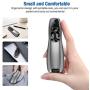 Powerpoint Clicker, BEBONCOOL Wireless Presentation Clicker with Air Mouse Control & Green Light, Presenter Remote with USB, Slide Clicker Remote for Mac, Laptop, PPT, Keynote, Computer-Grey