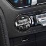 Charminghorse 1 Piece Black Real Carbon Fiber Engine Start Stop Button Cover Decor Sticker for Ford Mustang 2015-2020 Accessories