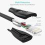 Syncwire iPhone Charger Lightning Cable - 6ft [Apple Mfi Certified] Ultra-Durable Fast Charging & Syncing Apple Charger Cord for iPhone 11 XS Max XR X 8 Plus 7 Plus 6S 6 Plus Se 5, iPad iPod - Black
