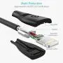 Syncwire iPhone Charger Lightning Cable - 6ft [Apple Mfi Certified] Ultra-Durable Fast Charging & Syncing Apple Charger Cord for iPhone 11 XS Max XR X 8 Plus 7 Plus 6S 6 Plus Se 5, iPad iPod - Black