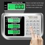 TUFFIOM 661lbs Weight Electronic Platform Scale,Stainless Steel High-Definition LCD Display,Digital Floor Heavy Duty Folding Scales,Perfect for Luggage Package Price Computing Postal Shipping Mailing