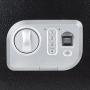 Stalwart Electronic Safe with Fingerprint Lock for Business or Home –Key or Biometric Entry Digital Wall or Floor Mount for Jewelry, Cash, and More