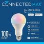 Connected Max Bluetooth + WiFi Smart LED Bulb Tunable White + Color Changing A21 100W 1pk, 1 Pack