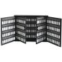 Acrimet Key Cabinet Organizer 256 Positions with Lock (Wall Mount) (256 Smoke Tags Included) (Black Cabinet)