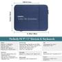 MoKo 11 Inch Tablet Sleeve Bag Carrying Case Fits iPad Pro 11, iPad 8th 7th Generation 10.2, iPad Air 4 10.9, iPad Air 3 10.5, iPad 9.7, Galaxy Tab A 10.1, Tab S6 Lite, S7, Fit Smart Keyboard