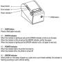 POS P-822D 3 1/8'' Thermal Receipt USB, Ethernet, Serial 3-in-1 Printer, AUTO Cut, Supports ESC/POS Star Commands, Compatible with EPSON Star Micronics