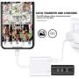 TRYVAT USB Camera Adapter with Fast Charging Port, Portable OTG Cable Adapter Compatible with iPhone, iPad, Card Reader, USB Flash Drive, Keyboard and Mouse