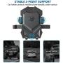 Phone Holder for Car,Universal Long Neck Car Mount Holder Compatible with iPhone Xs XS Max XR X 8 8 Plus 7 7 Plus S10 S9 S8 S7 S6 LG and More