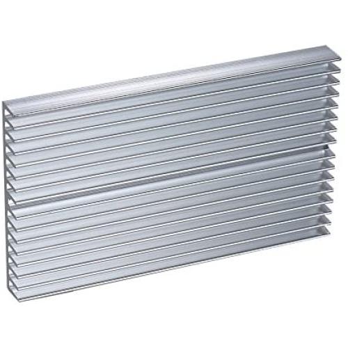 Easycargo 4pcs 60mm Heatsink 100x60x10mm, Aluminum Cooling Heat Sink, Cooler Heatsink for Cooling LED Panel (100mm x 60mm x 10mm) (Silvertone)