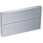 Easycargo 4pcs 60mm Heatsink 100x60x10mm, Aluminum Cooling Heat Sink, Cooler Heatsink for Cooling LED Panel (100mm x 60mm x 10mm) (Silvertone)