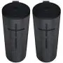 2-Pack Ultimate Ears UE MEGABOOM 3 Bluetooth Wireless Speaker - Waterproof Big Portable Stereo Audio System with Extra Bass - Eco Friendly Packaging - Night Black