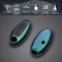 TANGSEN Key Fob Case Black Cover for INFINITI EX FX X G JX M Q QX Series for NISSAN ALTIMA COUPE ARMADA GTR MAXIMA MURANO CROSS CABRIOLET PATHFINDER ROGUE SENTRA VERSA 4 Button Keyless Entry Remote