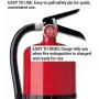 Kidde 466204 Pro 10 Multi-Purpose Fire Extinguisher, UL Rated 4-A, 60-B:C, Easy to Read Gauge, Easy to Pull Safety Pin
