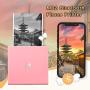 Phomemo M02 Portable Pocket Printer- Mini Bluetooth Wireless Thermal Sticker Printer Compatible with Android iOS for Instantly Print Fun, Retro-Style Photos, Mini Life Assistant, Good Gift, Pink