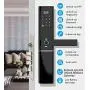 CARDORIA Fingerprint Door Locks,5-in-1 Keyless Entry Smart Door Lock with|Handle|Digital-Password|Electronic Touchscreem| Remotely Control with Wi-Fi Bridge |Auto-Lock|,Actually Improve Your Life…
