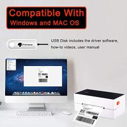 Phomemo 4x6 Thermal Label Printer - UPS Desktop Shipping Label Package Postage Address Printer for Amazon, Ebay, FedEx, USPS Labeling, Work with Mac Windows System