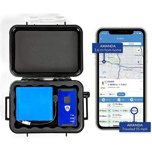 Brickhouse Security 140-Day 4G LTE Magnetic GPS Tracker Cellular Real-GPS Tracking Device with Magnetic Case & Extended Battery for Tracking Vehicles Truck Kids Teens Elderly. Subscription Required!