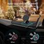 CASEKOO Magnetic Phone Car Mount with Phone Stand, Universal 360° Rotation Strong Magnet Car Phone Holder Mount for Dashboard Compatible with iPhone, Samsung, LG, GPS, Google and All Phone