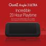 OontZ Angle 3 Ultra (4th Gen) Waterproof 5.0 Bluetooth Speaker, Two Speaker Edition, 14 Watts, Hi-Quality Sound & Bass, 100 Ft Wireless Range, Bluetooth Speakers by Cambridge SoundWorks (Black)
