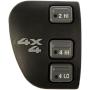 Dorman 901-061 4WD Switch for Select Chevrolet / GMC / Oldsmobile Models , Black