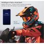 Motorcycle Helmet Bluetooth Headset HiFi Stereo Bluetooth 5.0 Auto Pairing Auto Answer Support Voice Dial 60H Playtime Fits Summer and Winter Bluetooth Helmet Headset Waterproof Sports Cycling/Skiing