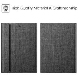 Fintie Keyboard Case for iPad 9.7 2018/2017 / iPad Air 2 / iPad Air - Slim Shell Stand Cover w/Magnetically Detachable Wireless Bluetooth Keyboard for iPad 6th / 5th Gen, Gray