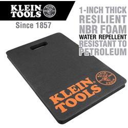 Klein Tools 60135 Kneeling Pads, Adult Mens Soft Thick Closed Cell Soft Foam Professional Tradesman Pro Pads with Handle