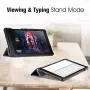 Fintie SlimShell Case for Samsung Galaxy Tab A 8.0 2019 Without S Pen Model (SM-T290 Wi-Fi, SM-T295 LTE), Ultra Thin Lightweight Tri-Fold Stand Cover, Navy