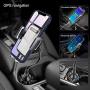 [Upgraded] Car Cup Holder Phone Mount Adjustable Gooseneck Automobile Cup-Holder-Phone-Car-Mount for iPhone 11 Pro/XR/XS Max/X/8/7 Plus/6s/Samsung S10+/Note 9/S8 Plus/S7 Edge(Grey)