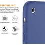 DTTO iPad Air 1st Edition Case, (NOT for iPad Air 2 and Air 3) Ultra Slim Lightweight Smart Trifold Stand with Flexible Soft TPU Back Cover [Auto Sleep/Wake], Navy Blue