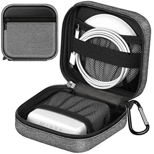 FINPAC Macbook Charger Organizer Case, Small Electronic Organizer Bag for MacBook Power Adapter, Portable Storage Travel Pouch for Laptop Accessories, Magic Mouse, USB Drives, GoPro, Gadget, Tech Gear