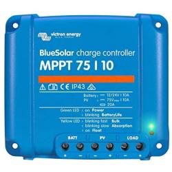 Victron Energy BlueSolar MPPT 75V 10 amp 12/24-Volt Solar Charge Controller