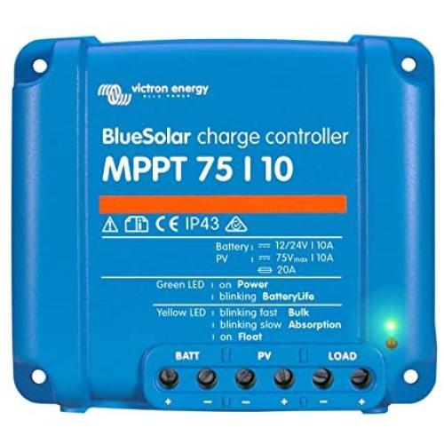 Victron Energy BlueSolar MPPT 75V 10 amp 12/24-Volt Solar Charge Controller