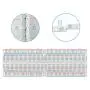 Breadboard Solderless Prototype PCB Board – ALLUS BB-2001 (15pcs) 400 Pin with 4 Power Rails and Double Sided Tape for Raspberry Pi and Arduino